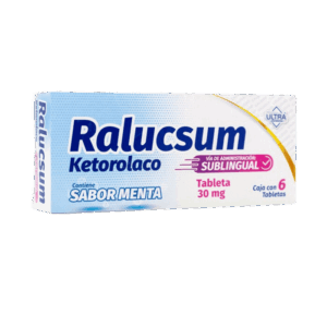 RALUCSUM (Ketorolaco) 30 MG. C/6 TABS. SUBLINGUAL ULTRA