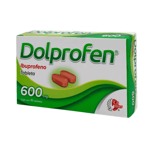 DOLPROFEN (Ibuprofeno) 600 MG. C/10 TABS. COLLINS
