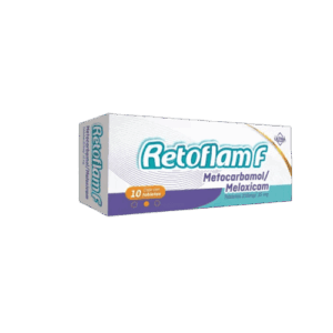 RETOFLAM-F (Meloxicam/Metocarbamol) 215/15 MG. C/10 TABS. ULTRA