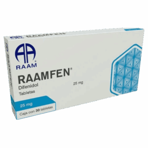 RAAMFEN (Difenidol) 25 MG. C/30 TABS. RAAM