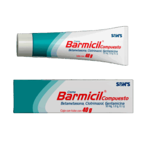 BARMICIL COMPUESTO (Betametasona/Clotrimazol/Gentamicina) CREMA 50mg-1g-0.1g/100 G. TUBO C/40 G. SONS