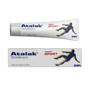 ATALAK SPORT (Diclofenaco) CREMA 1.0% TUBO C/60 G. SONS