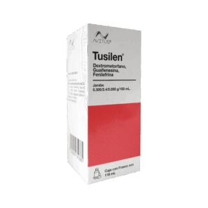 TUSILEN JARABE ADULTO (Dextrometorfano/Guaifenesina/Fenilefrina) 0.300-2.4-0.050 G/100 ML. FCO. 118 ML. AVITUS