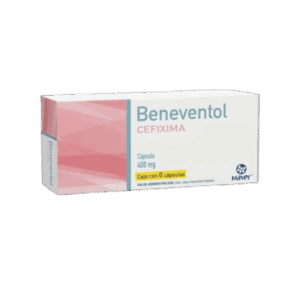 BENEVENTOL (cefixima) 400 MG. C/6 CAPS. MAVER