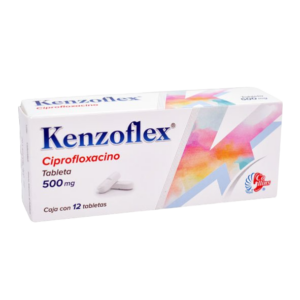 KENZOFLEX (Ciprofloxacino) 500 MG. CAJA C/12 TABS. COLLINS