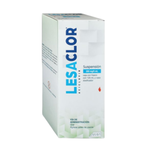 LESACLOR SUSP. (Aciclovir) 200 MG/5 ML. FCO. 125 ML. MAVI