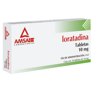 LORATADINA 10 MG. C/10 TABS AMSA