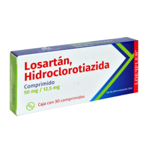 LOSARTÁN/HIDROCLOROTIAZIDA 50/12.5 MG. C/30 COMPS. LOEFFLER