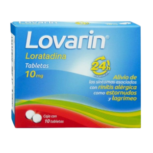 LOVARIN (Loratadina) 10 MG. C/10 TABS. COLLINS