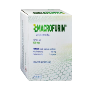 MACROFURIN (Nitrofurantoína) 100 MG. C/40 CAPS. MAVI