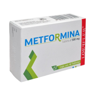 METFORMINA 500 MG. C/40 TABS. LOEFFLER