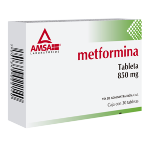 METFORMINA 850 MG. C/30 TABS AMSA