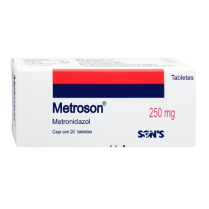 METROSON (Metronidazol) 250 MG. C/20 TABS SONS