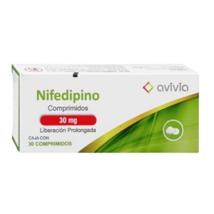 NIFEDIPINO L.P. 30 MG. C/30 COMPS. AVIVIA