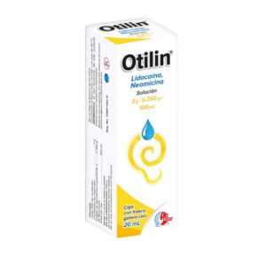 OTILIN SOL. ÓTICA (Neomicina/Lidocaina) 2 G-0.350 G/100 ML. FCO. GOTERO 20 ML. COLLINS