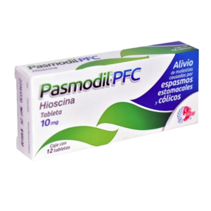 PASMODIL-PFC (Butilhioscina) 10 MG. C/12 TABS. COLLINS