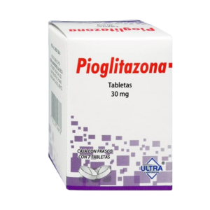 PIOGLITAZONA 30 MG. C/7 TABS. ULTRA