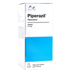 PIPERAZIL JARABE (Piperazina) 11 G/100 ML. FCO. 115 ML. AVITUS