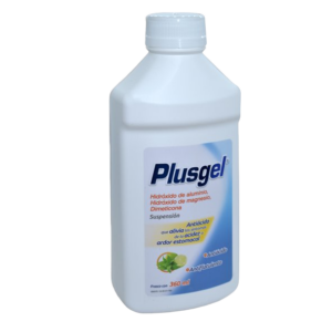 PLUSGEL (Aluminio/Magnesio/Dimeticona) SUSP. 3.7-4.0-0.5 G/100 ML. FCO. 360 ML. COLLINS