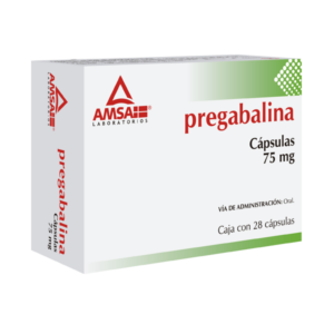 PREGABALINA 75 MG. C/28 CAPS. AMSA