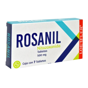 ROSANIL (Nitazoxanida) 500 MG. C/7 TABS. LOEFFLER