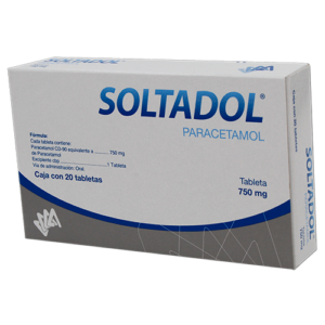 SOLTADOL (Paracetamol) 750 MG. C/10 TABS. AVITUS