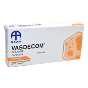 VASDECOM (Orlistat) 120 MG. C/21 CAPS. RAAM