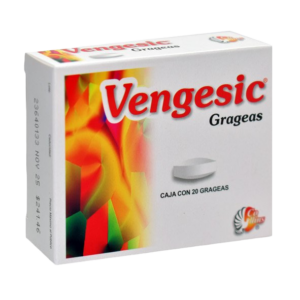 VENGESIC (Dexametasona/Fenilbutazona/Metocarbamol/Aluminio) 100/0.5/200/200 MG. C/20 GRAG. COLLINS