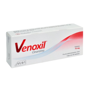 VENOXIL (Cinarizina) 75 MG. C/60 TABS. MAVI