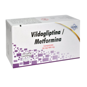 VILDAGLIPTINA/METFORMINA 50/850 MG. C/30 COMPS. ULTRA