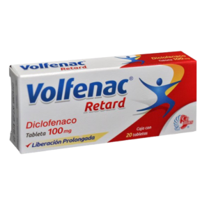 VOLFENAC RETARD (Diclofenaco Sódico) L.P. 100 MG. C/20 TABS. COLLINS