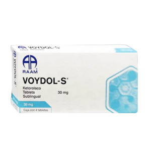 VOYDOL-S (Ketorolaco) 30 MG. C/4 TABS. SUBLINGUAL RAAM