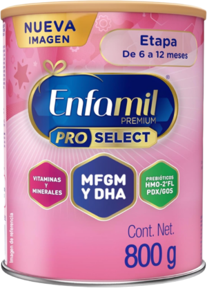 ENFAMIL PRO SELECT ETAPA 6 A 12 MESES FÓRMULA INFANTIL 800 G.