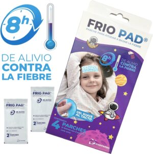 FRIOPAD PARCHE REFRESCANTE PARA ALIVIAR FIEBRE. 8 HORAS DE ALIVIO , CAJA C/4 PARCHES. CODIFARMA - Image 3