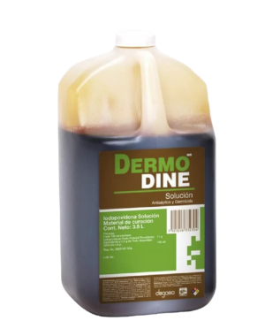 DERMODINE IODOPOVIDONA SOLUCIÓN ANTISÉPTICA GALON 3.5 L. DEGASA