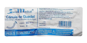 CANULA DE GUEDEL NUM. 4.- 90 MM. ROJO. SENSIMEDICAL