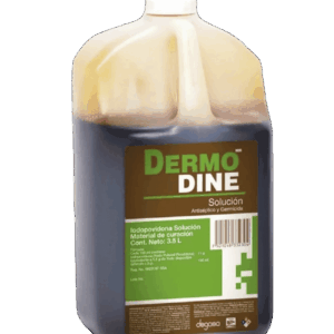 DERMODINE IODOPOVIDONA SOLUCIÓN ANTISÉPTICA GALON 3.5 L. DEGASA