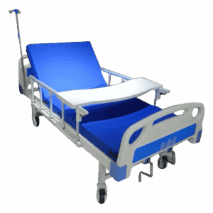 CAMA HOSPITALARIA DE LUJO CON COLCHON, PORTASUERO Y MESA DE ALIMENTOS. EKO-MOBILITY