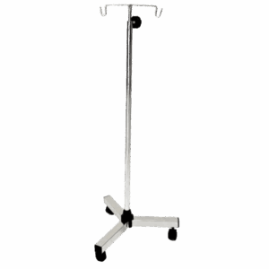 PORTA SUEROS TRIPIE CROMADO.