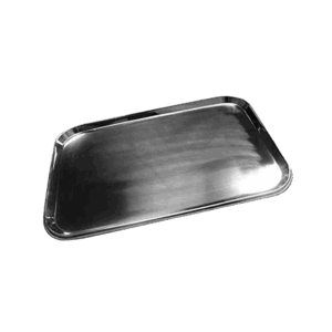 CHAROLA MAYO DE ACERO INOXIDABLE. HERGOM