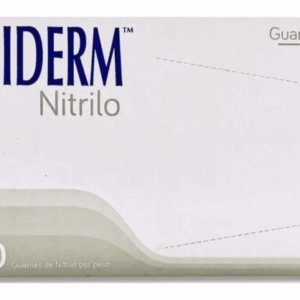 AMBIDERM GUANTE NITRILO MEDIANO AZUL ROYAL NO ESTERIL C/100 PZAS.