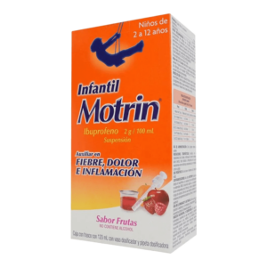 MOTRIN SOLUCIÓN INFANTIL 2G/100 ML IBUPROFENO FCO.120 ML. JANSSEN-CILAG