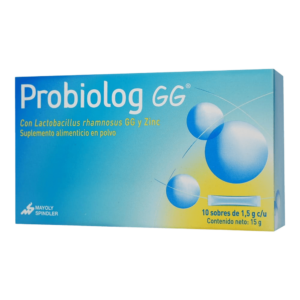 PROBIOLOG GG SUPLEMENTO ALIMENTICIO EN POLVO 10 SOBRES DE 1.5 G CADA UNO. MAYOLY SPINDLER