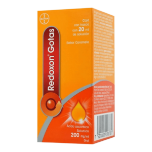 REDOXON GOTAS 200 MG SOL. 20 ML VITAMINA C SABOR CARAMELO. BAYER