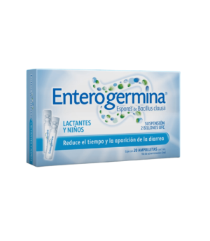 ENTEROGERMINA SUSP. LACTANTES Y NIÑOS 2 BILLONES UFC 5 ML C/20 AMP. SANOFI