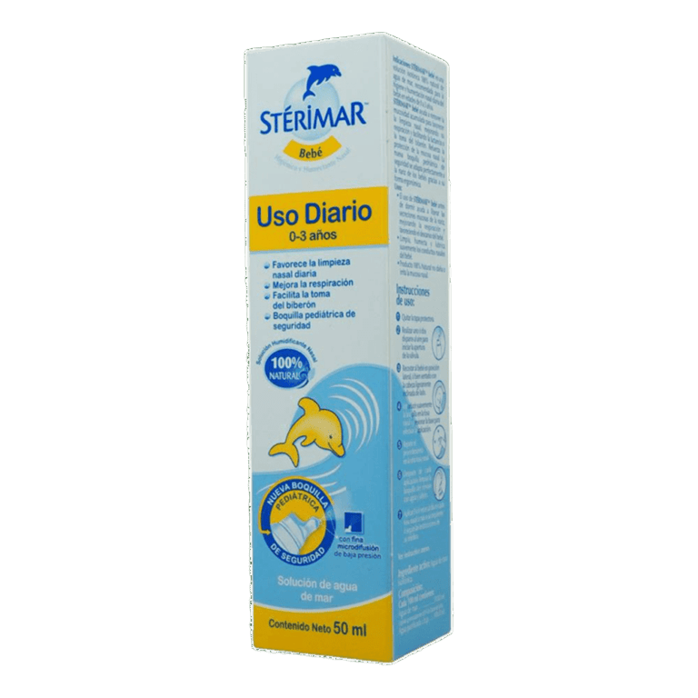 STERIMAR BEBÉ SOLUCIÓN DE AGUA DE MAR EN FINA MICRODIFUSION 50 ML.