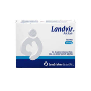 LANDVIR (Aciclovir) 200MG. C/25 TABS.  LANDSTEINER