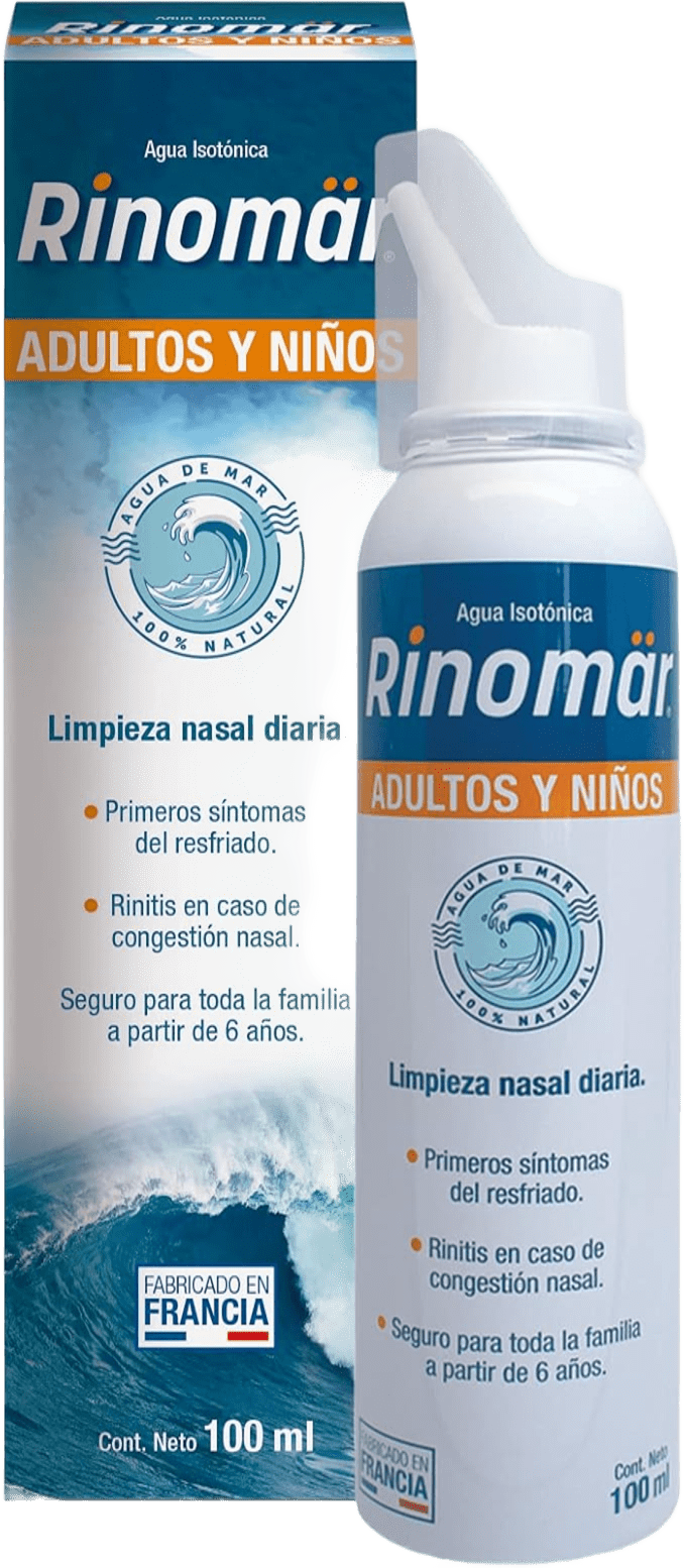RINOMAR ADULTOS Y NIÑOS SOLUCION NASAL FCO. 100 ML. DACLAF - Image 2