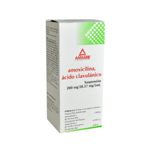 AMOXICILINA / ACIDO CLAVULANICO 200-28.57 MG/5 ML. SUSP. FCO. 50 ML. AMSA