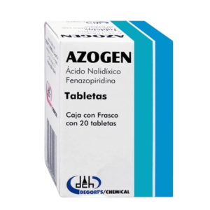 AZOGEN (Ácido Nalidixico + Fenazopiridina) 500/50 MG. C/20 TABS. DEGORT'S